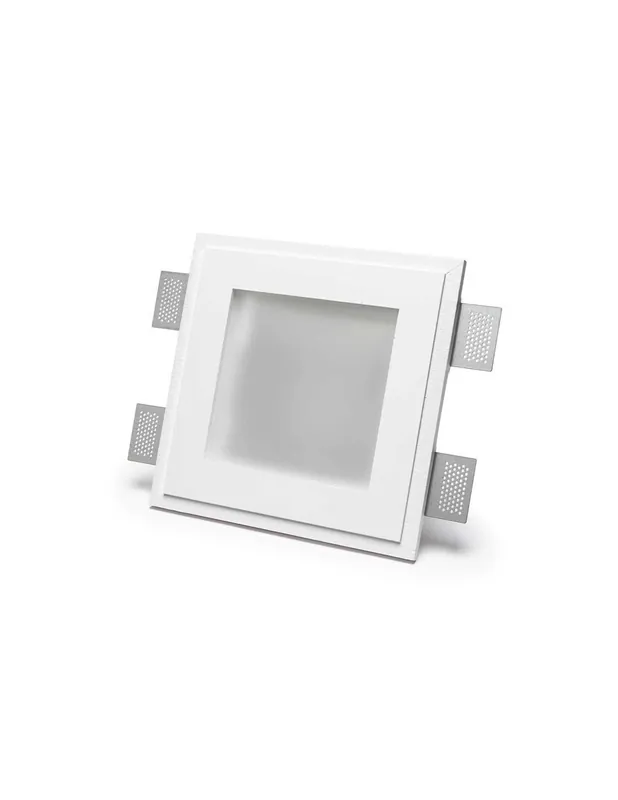 Offerta Limitata 9010 4046 Orione big faretto incasso quadrato con diffusore in vetro