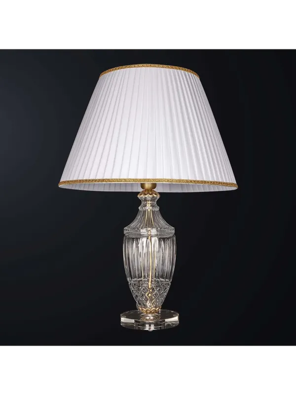 Popolare Lume grande classico in cristallo e ottone a 1 luce BGA 3505-lg