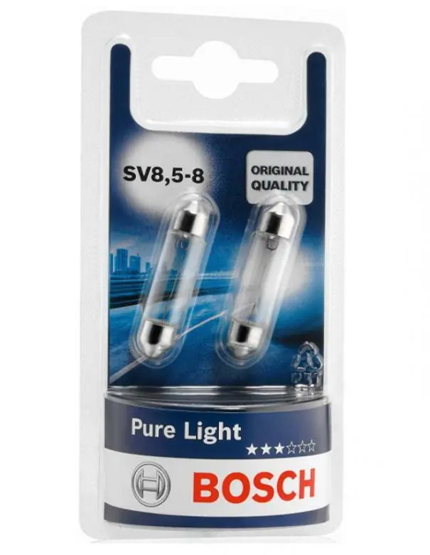 Popolare BOSCH 2 LAMPADE C5W 1183