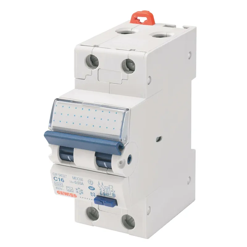 Prezzo Conveniente GEWISS INTERRUTTORE MAGNETOTERMICO DIFFERENZIALE COMPATTO 1P+N C16 4,5KA GW94007