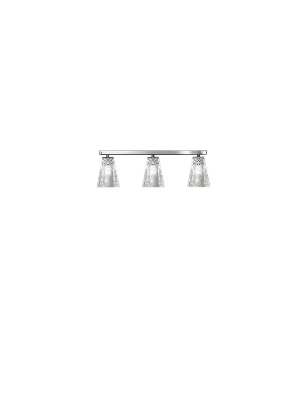 Miglior Prezzo Fabbian Vicky D69 E03 plafoniera moderna 3 luci