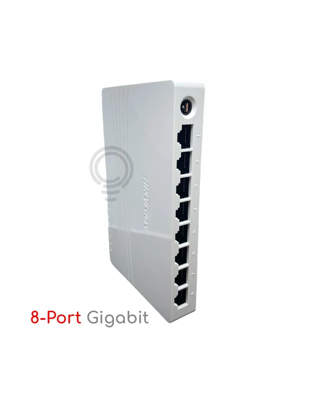 Switch dlink 8 porte 10/100/1000mbps fast ethernet autoregolanti rete lan Popolare