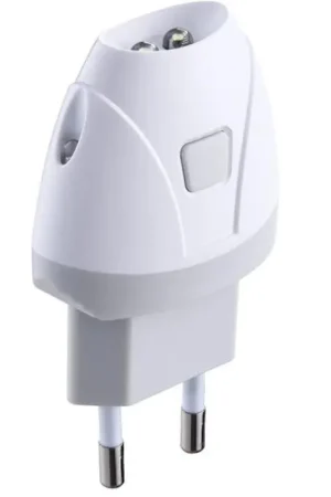 Torcia d‘emergenza automatico anti black out Electraline 3 funzioni bianco - 58303 Soddisfatti O Rimborsati