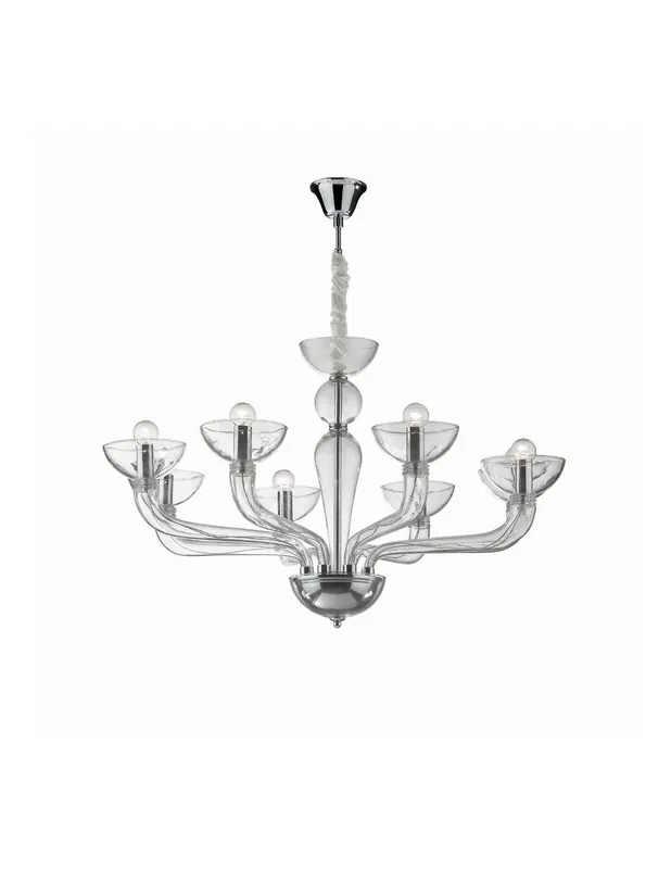Ideal lux Casanova SP8 trasparente lampadario classico a 8 luci Scelto Dai Clienti