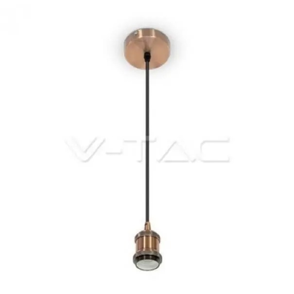 V-TAC SOSPENSIONE A CAVO COLORE BRONZO ATTACCO E27 3840 Promozione