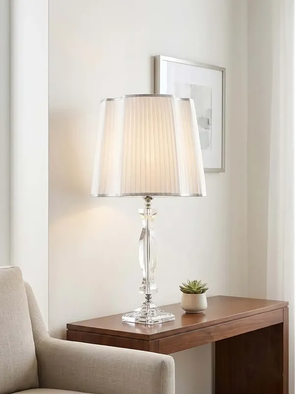 Subito Disponibile Lume grande contemporaneo in cristallo trasparente cromo 1 luce CL094
