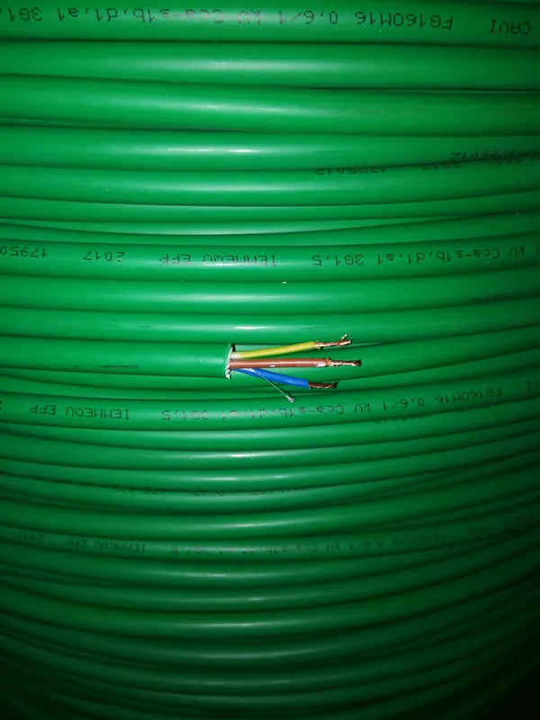 Acquista Ora CAVI AL METRO CAVO FG16OM16 MULTIPOLARE FG16 VERDE 4 CONDUTTORI DA 10MMQ CON GIALLO VERDE FG7OM1-4GX10 FG16OM16-4GX10