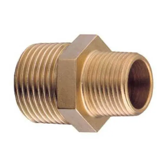 NIPPLO OTTONE RIDOTTO 3/4"x1/2" Prezzo Ridotto