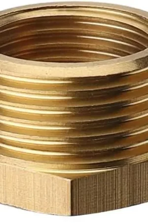 Riduzione in ottone 2" Maschio x 1”½ Femmina - raccordo filettato per acqua, gas, aria compressa, carburante, olio Novità