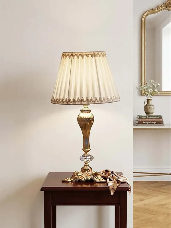 Lumetto classico in ottone e cristallo oro francese a 1 luce CL111 Ultimissimo Modello