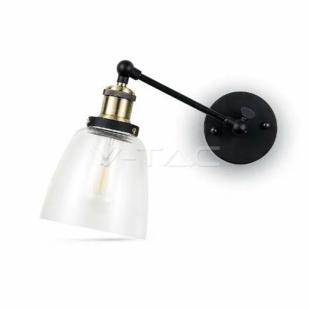 Must-Have V-TAC LAMPADA DA PARETE VETRO CONO ATTACCO E27 VT-7142 3861