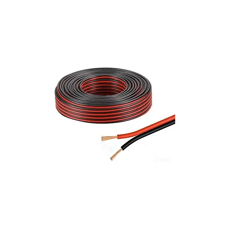 cavo piattina rosso nera stereo audio prn0250ha 2x0.50 ec matassa 100 metri RMCFRH220.50RNM Di Tendenza