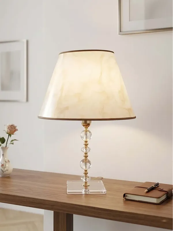 Lume grande classico in cristallo trasparente oro a 1 luce CL102 Acquista Ora
