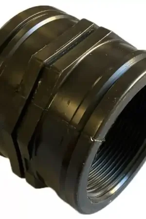 Quantità Limitata Manicotto in polipropilene nero 2" per impianti di irrigazione e giardinaggio