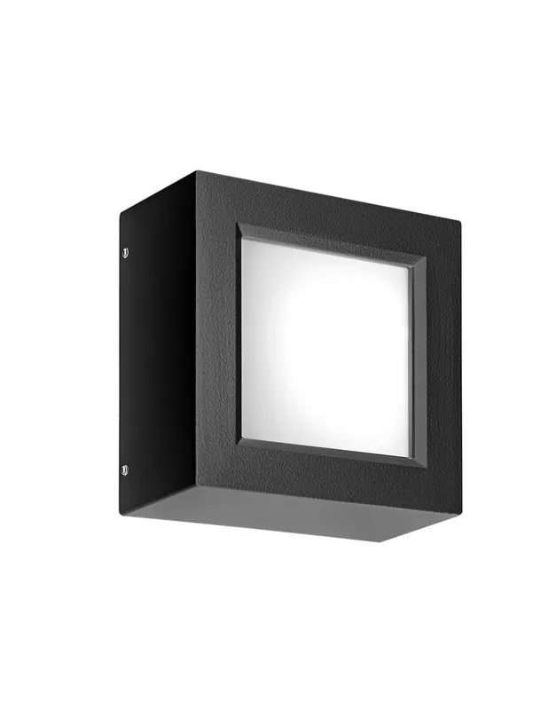 Occasione Imperdibile Rossini Enter ENT005 lampada da parete led quadrata in alluminio per giardino