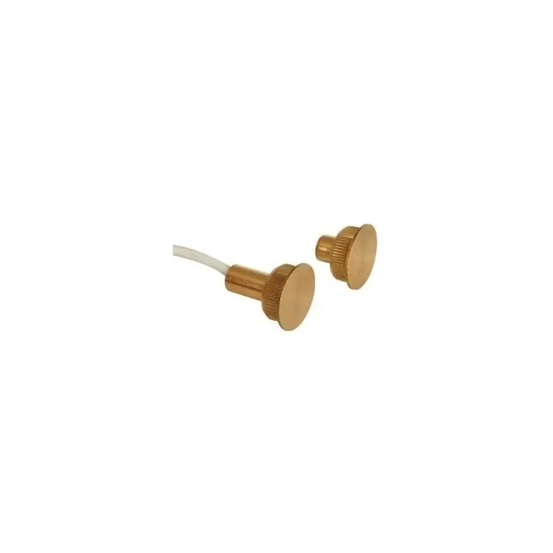 Offerta Lampo me424tf contatto magnetico da incasso in ottone per porte blindate
