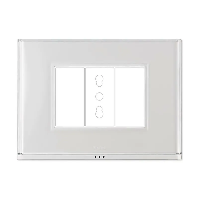 Promozione Esclusiva BEGHELLI BRAIN PLACCA IPERSENSO 3 MODULI COLORE NERA 81233