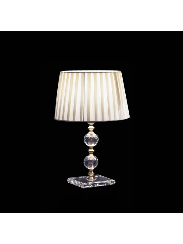 Lumetto classico in cristallo trasparente oro a 1 luce CL042 Professionale