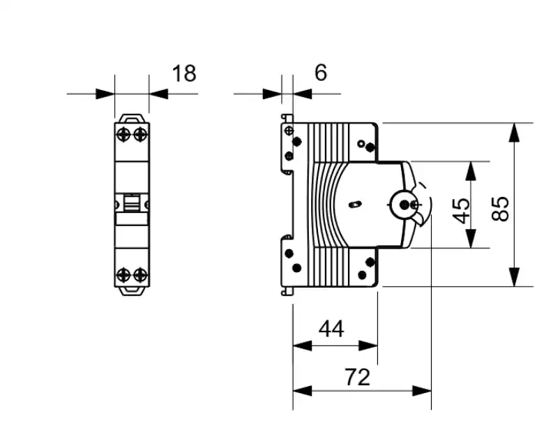 Interruttore Magnetotermico 2 Poli 32A 4.5kA Gewiss - GW90050 Quantità Limitata