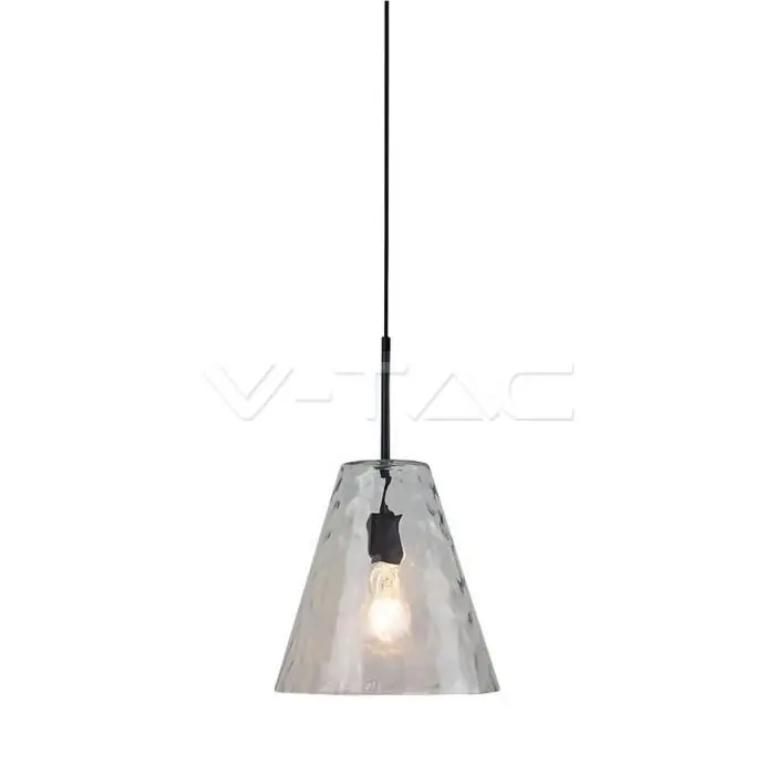 Bestseller Sospensione V-tac attacco E27 max 60W trasparente VT-7305 - 3881
