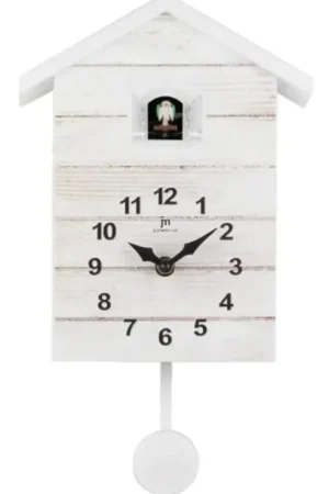 Orologio a cucù Lowell 20x32x10cm bianco - 50041B Acquista Ora
