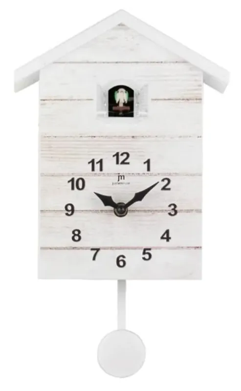 Orologio a cucù Lowell 20x32x10cm bianco - 50041B Acquista Ora