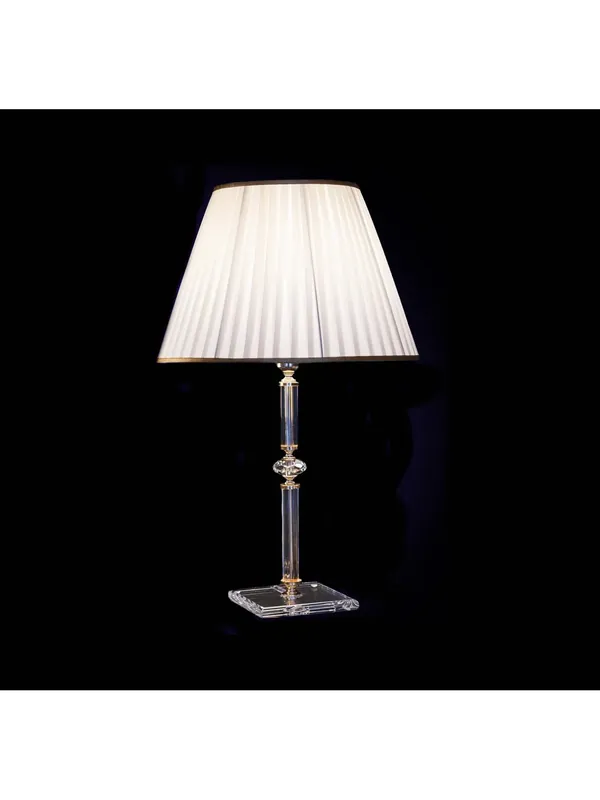 Lume grande classico in cristallo trasparente oro a 1 luce CL018 Offerta