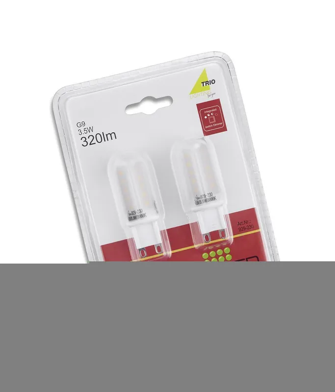 LAMPADINE BLISTER 2 PEZZI LED G9 5 INTENTouchdimmerTA‘ Ultimissimo Modello