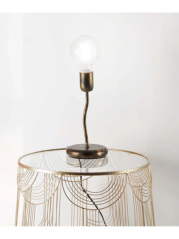 Offerta Speciale Lumetto lampada minimal in ferro battuto a 1 luce DP303