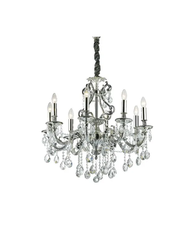 Occasione Ideal Lux Gioconda SP8 lampadario soggiorno classico E14 40W