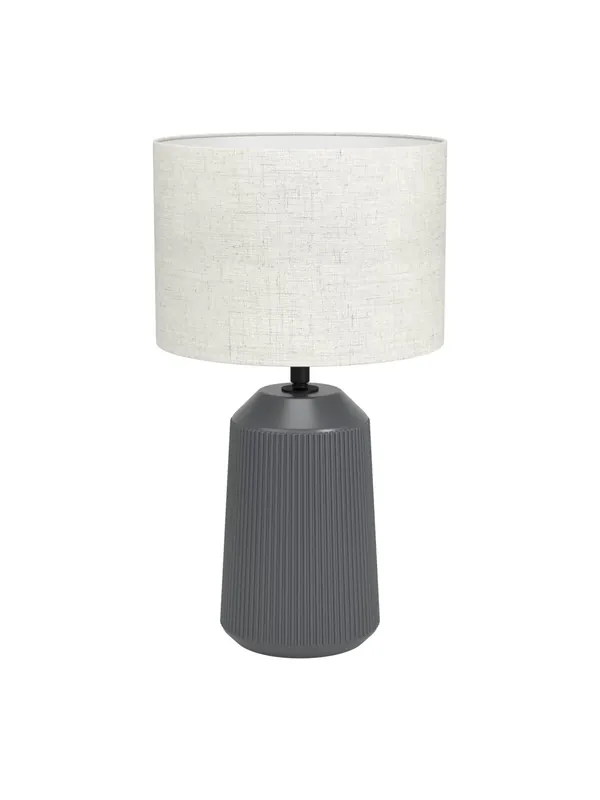 Professionale Lume grande Lampada da tavolo moderna design grigio 1 luce GL1764