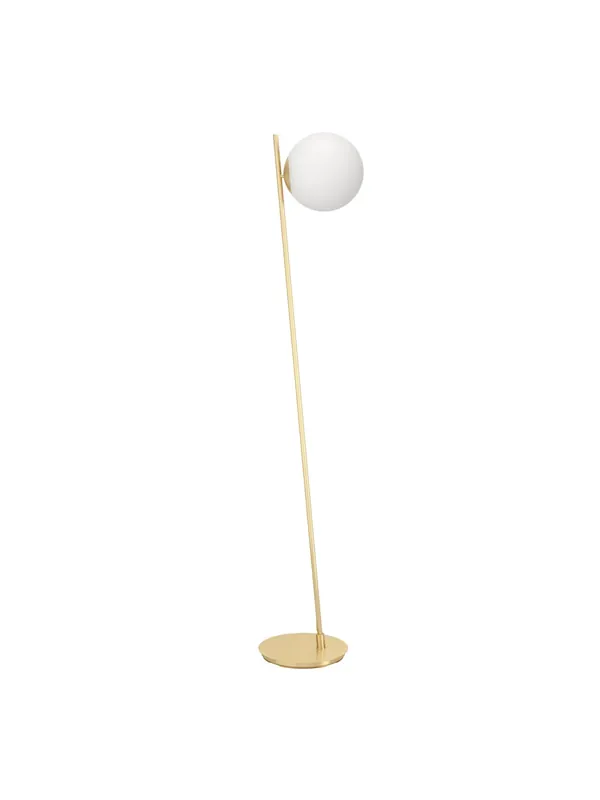 Piantana Lampada da terra moderna design metallo oro 1 luce GL1763 Offerta Lampo