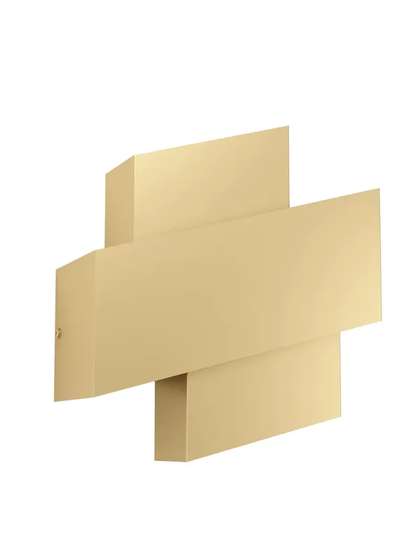 Applique da parete moderno design metallo oro 1 luce GL1761 Popolare