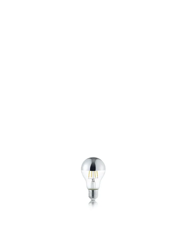 LAMPADINA LED E27 GOCCIA MEZZA CUPOLA CROMATA 4W Spedizione Espresso