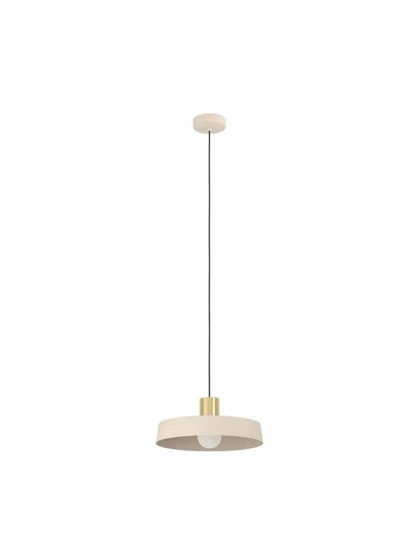 Lampadario a sospensione moderno design tortora e oro a 1 luce GL1749 Prezzo Di Fabbrica