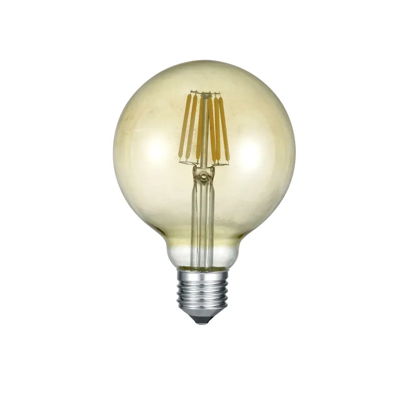 LAMPADINA LED WIRE GLOBO AMBRATA D. 18CM X H. 32CM Direttamente Dal Produttore