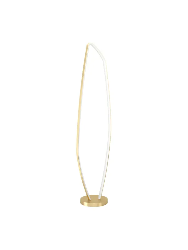 Nuovo Arrivo Piantana lampada da terra a led moderna in oro spazzolato GL1740
