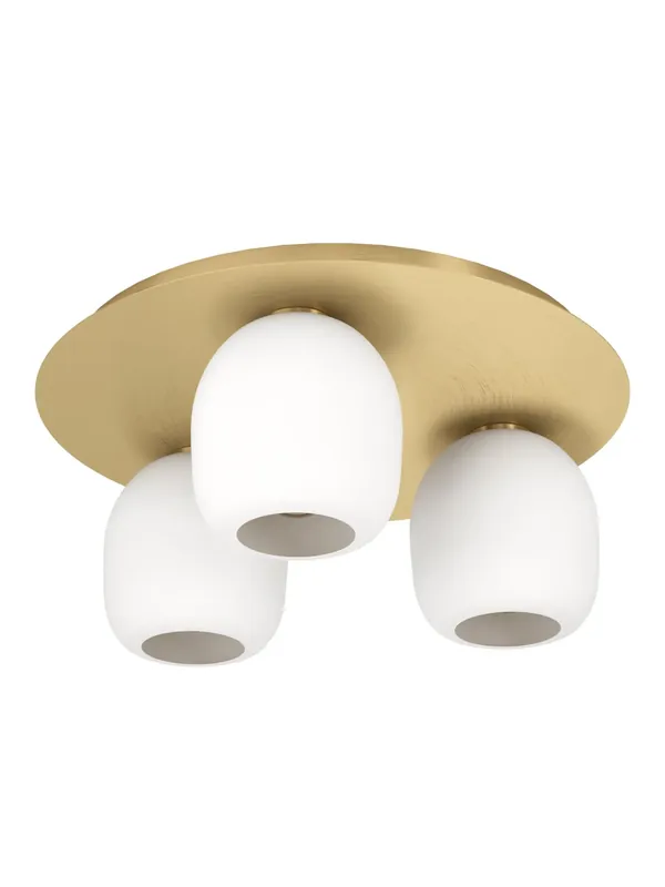 Offerta Speciale Plafoniera moderna oro spazzolato a 3 luci GL1735