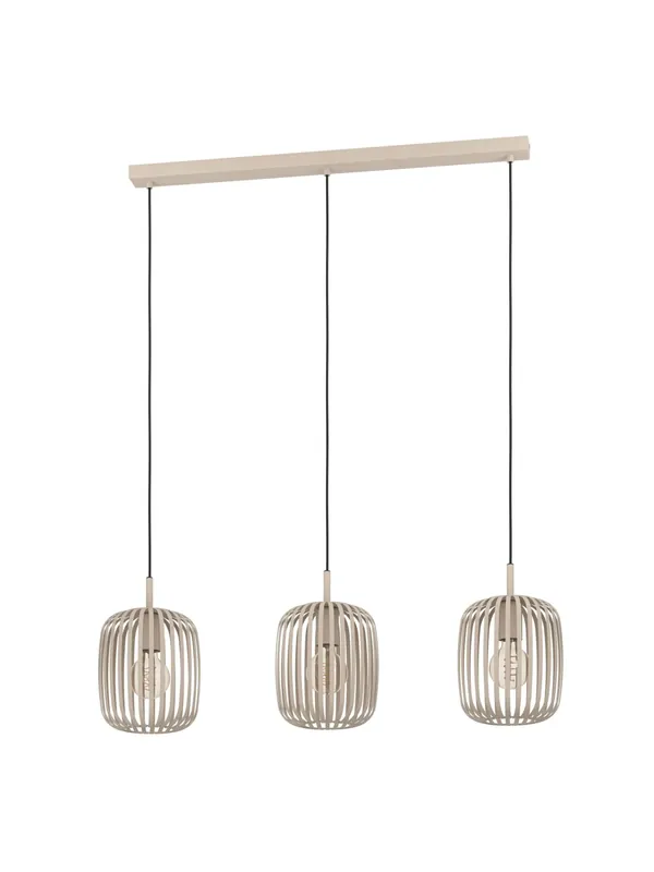 Lampadario a sospensione moderno in metallo sabbia a 3 luci GL1725 Ultimissimo Modello