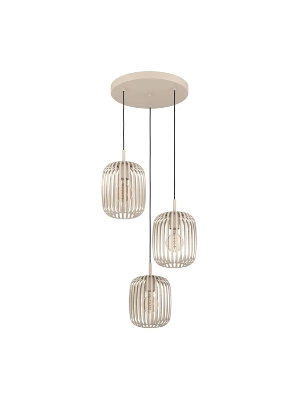 Lampadario a sospensione moderno in metallo sabbia a 3 luci GL1724 Offerta
