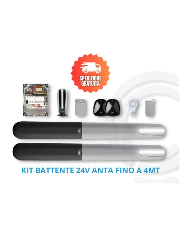 Solo Oggi Motore kit battente cancelli ray anta 4mt 24v rolling code key automation