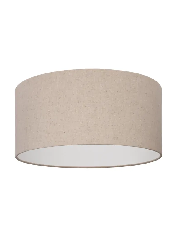 Prezzo Di Fabbrica Plafoniera moderna in tessuto lino naturale a 1 luce GL1714