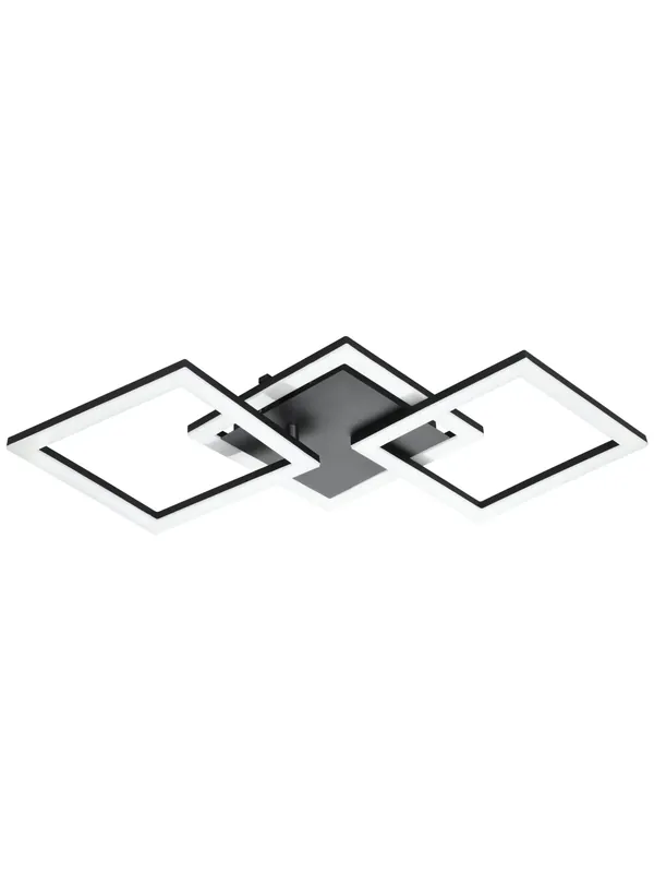 Plafoniera moderna a led design nero GL1701 Solo Oggi