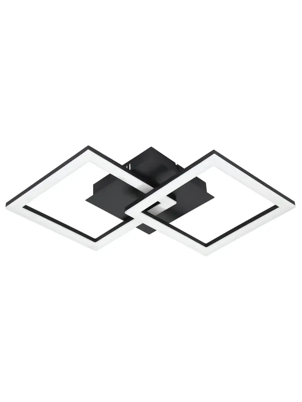 Plafoniera moderna a led design nero GL1700 Offerta