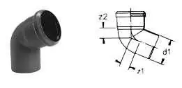 CURVA SCARICO EDITECH Ø 110 67,5° Prezzo Scontato