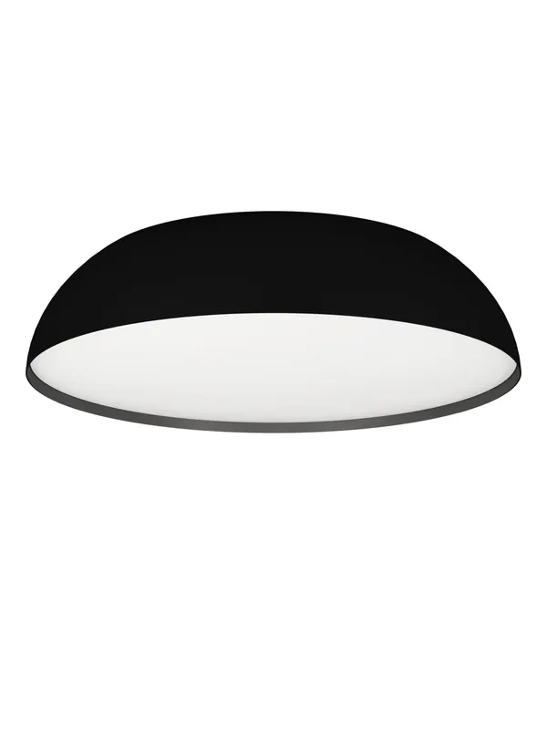 Plafoniera moderna a led rgb multicolor design nero GL1691 Sconto