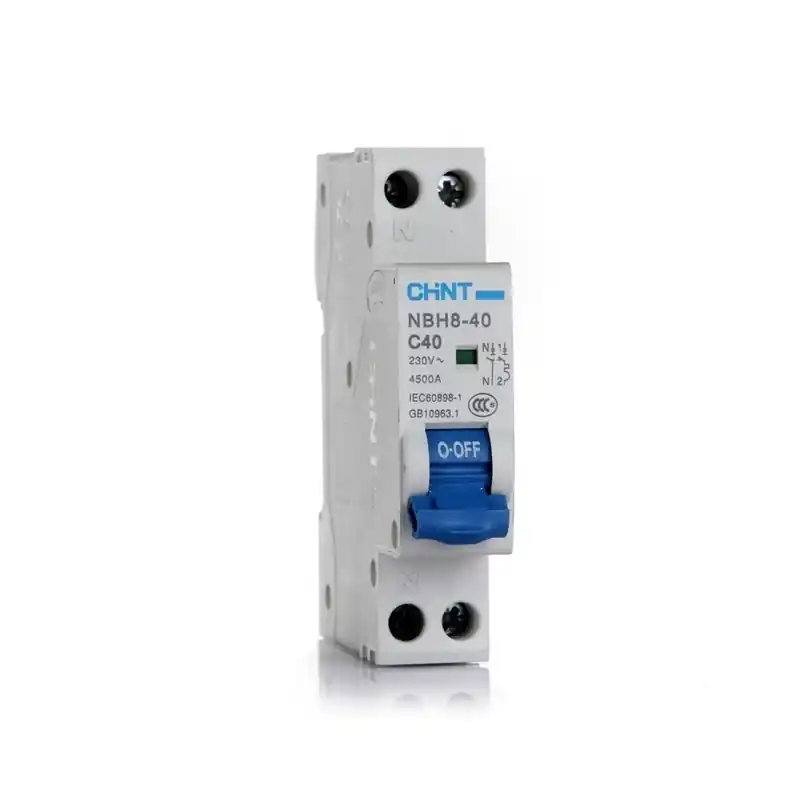 interruttore 1p+n 4,5ka 10a magnetotermico da guida din quadro 1modulo chint 70016 curva c 190235 Reso Gratuito