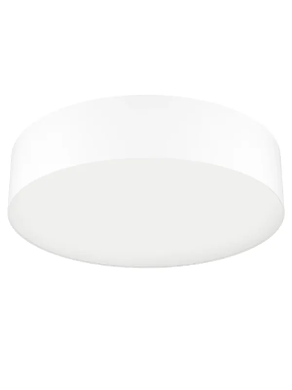 Plafoniera moderna a led rgb design tessuto bianco GL1687 Novità