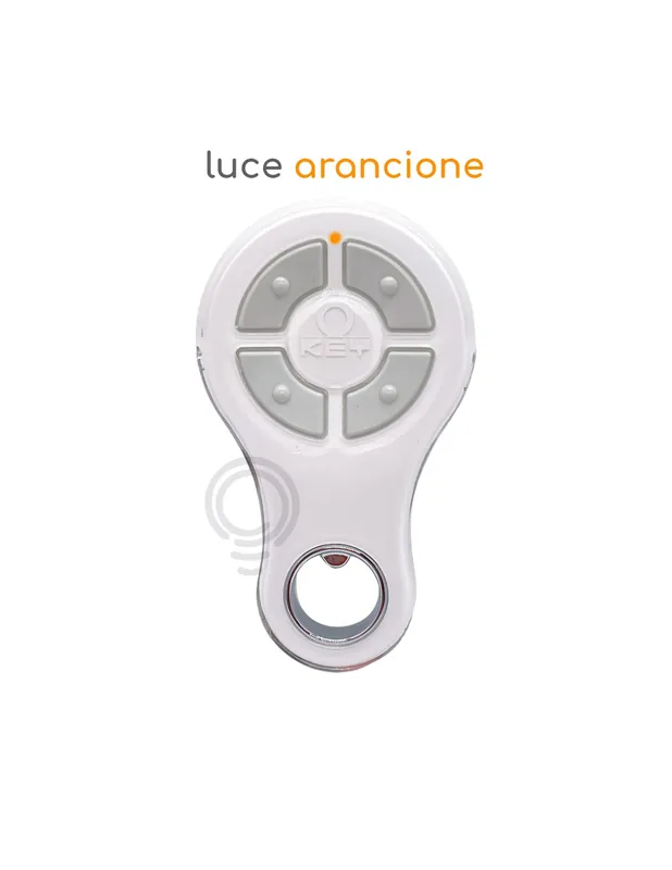 Radiocomando telecomando universale copier luce arancione rolling code 4ch 433mhz Economico