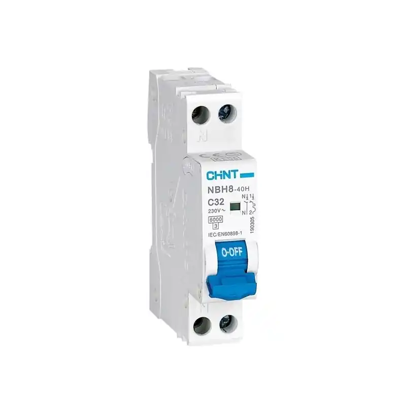 Compra Adesso interruttore magnetotermico da guida din quadro 1p+n 32a 6ka 1modulo chint 51235 curva c 190261